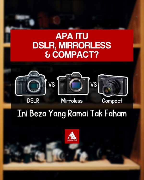 Apa Itu DSLR, Mirrorless & Compact? Ini Beza Yang Ramai Tak Faham ...